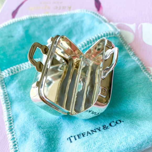 Tiffany & Co. Sterling Silver Travel Luggage Suitcase Pill or Trinket Box - Picture 8 of 11